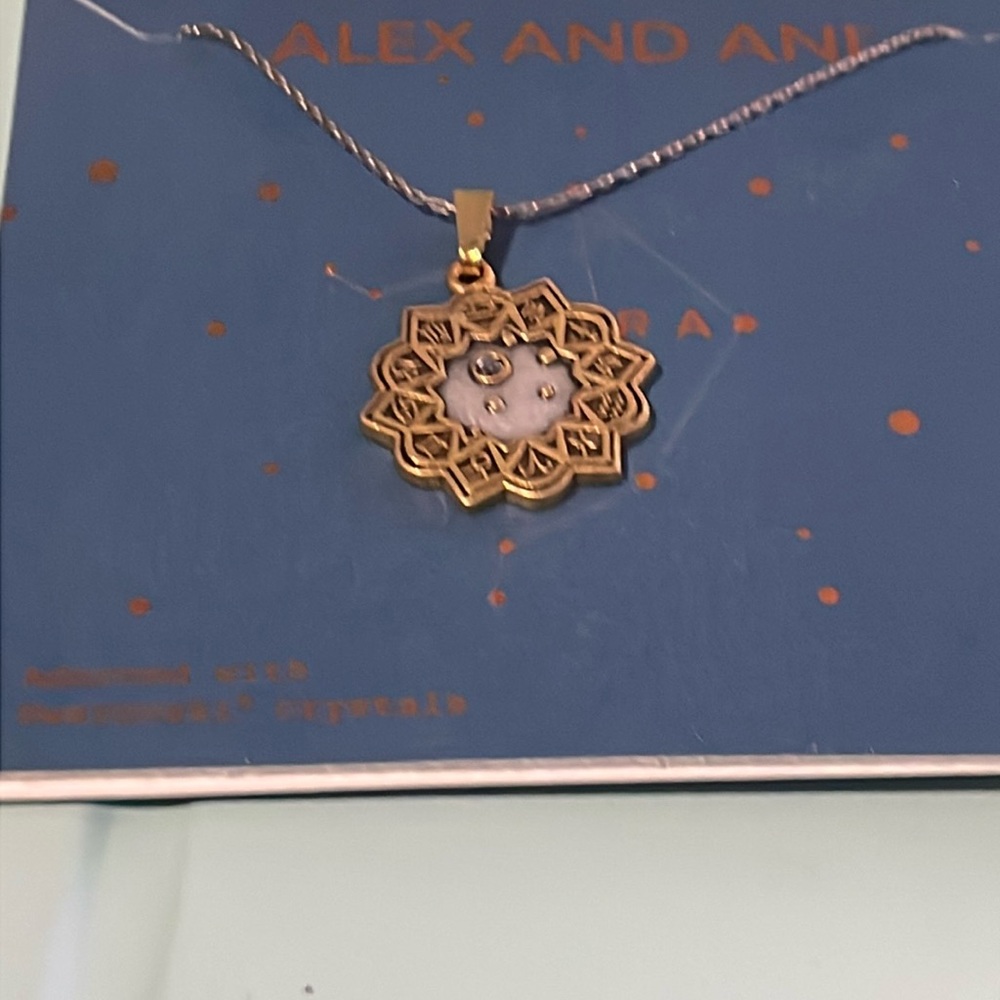 NWT Alex and Ani Libra necklace extendible.